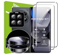 Lemxiee Verre Trempé pour Xiaomi Redmi Note 15 5G & POCO M8 5G [2+1 Pièces] Caméra Arrière Protecteur Film + HD Protecteur d'écran Verre Trempé