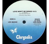 LEN BOONE - love won't be denied / instro 12