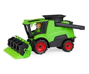 Lena 01626 - Moissonneuse-batteuse Truckies avec Tondeuse - Kit de véhicules de Ferme Stable d'environ 27 cm - avec Figurine pour Enfants à partir de 2 Ans - Kit de Jeu Robuste pour bac à Sable,