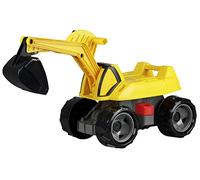 Lena 02144 - GIGA Trucks Pelleteuse à siège Pro X, Pelleteuse à Sable géante puissante env. 68 cm, véhicule à 360 degrés à Monter sur Le siège, pour Enfants à partir de 3 Ans