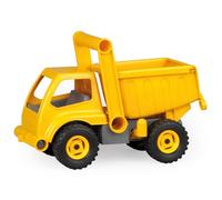 LENA 04210 - EcoActives Camion Benne 27 cm, Véhicule Jouet de Chantier pour Enfants à partir de 2 Ans, Robuste Camion à Benne basculante avec Benne verrouillable, Odeur Naturelle de Bois