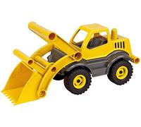 Lena 04212 - EcoActives Chargeuse-Pelleteuse, 33 cm, Véhicule Jouet de Chantier pour Enfants à partir de 2 Ans, Robuste chargeuse sur pneus avec poignée et Pelle de Chargement Mobile
