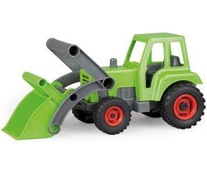 Lena 04213 Ecoactive Tracteur Avec Pelle Avant 35 Cm Pour Enfants À Partir De 2 Ans Et Plus De 2 Ans Avec Poignée Et Pelle De Chargement Mobile, Odeur Naturelle En Bois