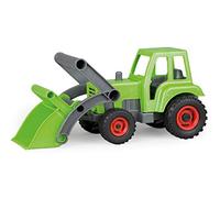 Lena 04213 Ecoactive Tracteur Avec Pelle Avant 35 Cm Pour Enfants À Partir De 2 Ans Et Plus De 2 Ans Avec Poignée Et Pelle De Chargement Mobile, Odeur Naturelle En Bois