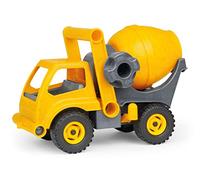 Lena 04215 - Bétonnière EcoActives, env. 28 cm, bétonnière Robuste avec Tambour de mélange Mobile, Odeur Naturelle de Bois grâce à la Part de Bois, véhicule Jouet pour Enfants à partir de 2 Ans