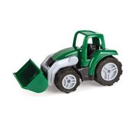 Lena 1263 Workies - Tracteur à Pelle - 14 cm - Tracteur en Plastique ABS - Trekker avec Pelle Mobile - Pneus en Caoutchouc - Essieux en Acier - Camion pour Enfants à partir de 18 Mois - Tracteur de