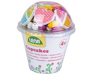 LENA 32002 Kit de Bricolage pour Cupcakes Rose