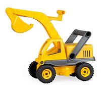 Lena Pelleteuse 4211 EcoActives, 35 cm, bois écologique, robuste, jaune, dès 2 ans