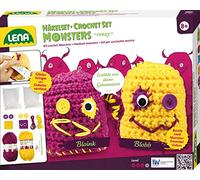 Lena 42523 - Kit de Bricolage Kit Crochet Crazy Monsters pour Lot de 2