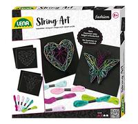 Lena 42650 Herz Craft String Art Butterfly and Heart, Complete Patterns, with 2