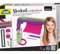 Lena 42679 Kit de tricot avec boîte pliante, Blanc.