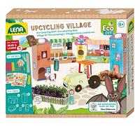 Lena Bricolage Eco Upcycling Village, à partir de Feuilles d'objets ménagers, Papier Jeu, Set de Colle pour garçons et Filles, dès 6 Ans, 42830