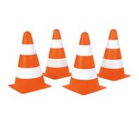 Lena 61249 Lot de pylônes Orange/Blanc 13 x 13 x 22 cm