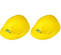 Lena 69841 - Casque de chantier, env. 24 cm, pour enfant, taille réglable, casque de chantier pour petits constructeurs, jeux de rôle et carnaval, accessoire de costume pour enfants à partir de 2 ans,