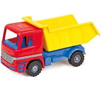Lena 7250 Modèle de camion à benne "Profi" Mercedes Benz Actros, d'env. 23cm, véhicule de chantier robuste, un jouet pour enfants à partir de 2 ans, adapté pour l'intérieur et l'extérieur