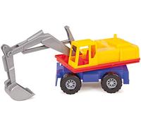 LENA - 7251 Pelleteuse Profi, env. 27 cm, Pelle Robuste et Mobile, véhicule Jouet pour Pelle à Sable pour Les Enfants à partir de 2 Ans, adapté pour l'intérieur et l'extérieur