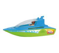 LENA BOAZZ Bateau de Sport 36 cm, Bateau-Jouet adapté à l'intérieur et à l'extérieur, pour Les Enfants à partir de 2 Ans, Cabine ouvrable, Deux Places assises Plus Personnage de Jeu