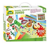 Lena caisse de bricolage Jumbo junior papier/feutre 800 pièces Multicolore G
