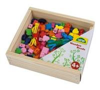 Lena collier de perles junior 17 x 14,5 cm en bois 165 pièces Multicolore G