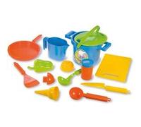 Lena ensemble de jouets bac à sable Happy Sand14 pièces Multicolore G