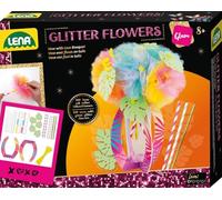 LENA - fleurs scintillantes, un bouquet de fleurs en tulle qui ne se fane jamais, être fabriqué à partir de tulle, de pailles en papier, de cure-pipes