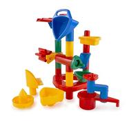 Lena Happy Sand Lot de 24 Jouets de Bain et Jouets Aquatiques pour Enfants à emboîter, en Plastique ABS, dans Une boîte Pliante, Jouet de Baignoire à partir de 2 Ans