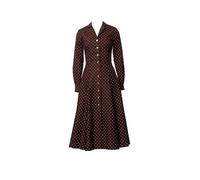 LENA HOSCHEK Midikleid BRIGITTE marron | M