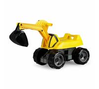 LENA - 02144 - GIGA Trucks Pelleteuse à siège Pro X, Pelleteuse à Sable géante puissante env. 68 cm, véhicule à 360 degrés à Monter sur Le siège, pour Enfants à partir de 3 Ans