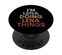 Lena Name Lena Personalized Name First Given PopSockets PopGrip Adhésif