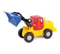 SIMM Spielwaren 7252 Chargeuse Frontale Profi d'environ 27 cm, avec des pneus Robuste et Une Pelle Avant Mobile, véhicule Jouet pour Enfants à partir de 2 Ans, adapté pour intérieur et extérieur Multicolore