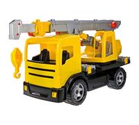 LENA - SM02176 - Véhicule Miniature - Camion Bras Télescopique, Jaune / Noir