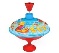 LENA Toupie métal bourdonnante Ø16 cm - Petits canards - Manche coulissant