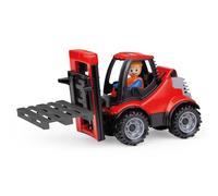 LENA - Truckies Chariot élévateur 22 cm - Jouet avec Palette, Figurine, Cabine ouvrable, axe Acier, dès 2 Ans, intérieur & extérieur, certifié TÜV, Fabriqué en Europe