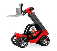 Lena 04513 TRUXX² - Chargeur télescopique - Véhicule de Chantier - Environ 35 cm - Télégesteur Robuste avec Fourche Fonctionnelle et Figurine entièrement Mobile - pour Enfants à partir de 2 Ans -