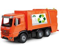 Lena Worxx 4614 Mercedes Benz Arocs Voiture de Jeu env. 53 cm Véhicule Utilitaire pour Enfants à partir de 3 Ans Camion Poubelle Robuste avec 2 poubelles et Fonctions réalistes