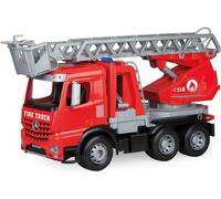 Lena Worxx Camion de Pompiers Mercedes Benz Arocs 49cm Char à Ridelles