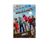 Lenaeo Minecraft Poster film vintage pour chambre, art mural esthétique en toile, décoration de chambre à coucher, 30 x 45 cm