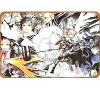 Lenalee Lee, D Gray Man, Allen Walker, Lavi (D Gray Man), Yu Kanda, Tyki Mikk Anime Poster Décoration murale rétro en métal Plaque en métal 20,3 x 30,5 cm