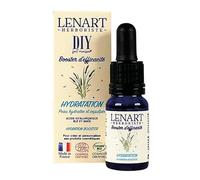 LENART HERBORISTE Booster d’efficacité HYDRATATION certifié BIO 10 ml, visage et corps - Pour hydrater et repulper la peau - Fabrication Française dans nos Laboratoires - Complément DIY