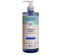 LENART HERBORISTE Gel LAVANT NEUTRE certifié BIO 500ml sans parfum, visage, corps et cheveux, pour toute la famille - Nettoyage tout en douceur - Fabrication Française dans nos Laboratoires - base DIY