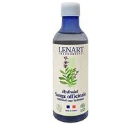 LENART HERBORISTE Hydrolat de SAUGE OFFICINALE certifié BIO 200ml, visage et corps- Pour rééquilibrer et revitaliser la peau, limiter et réguler le sébum et la transpiration - Fabrication Française