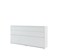 Lenart Lit bed concept mural horizontal cm211x46-118x107H Blanc mat