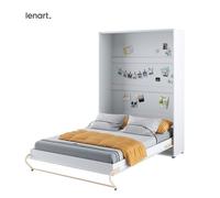 Lenart Lit escamotable Concept Pro CP01 140x200 vertical blanc mat