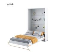 Lenart Lit escamotable Concept Pro CP02 120x200 vertical blanc mat