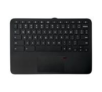 lenboes Boîtier supérieur pour ordinateur portable avec clavier américain et pavé tactile de rechange pour HP Chromebook 11 G9 EE (Intel) M47382-001 M51829-001 (pas pour 11MK G9 EE)