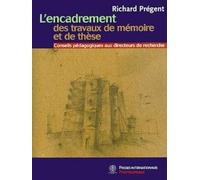 L'encadrement Des Travaux De Mémoire Et De Thèse - Conseils Pédagogiques Aux Directeurs De Recherche