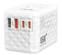 LENCENT 65W Adaptateur Voyage Universel Prise avec 2 USB et 3 USB-C