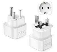LENCENT Adaptateur de Voyage Prise Type D et Type G pour Maldives Sri Lanka Tanzanie Zanzibar Ghana Prise de Voyage