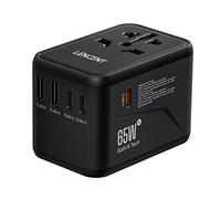 LENCENT Adaptateur de Voyage Prise Universelle Chargeur International 65W