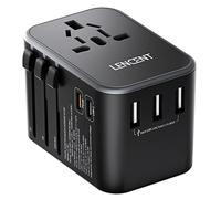 LENCENT Adaptateur de Voyage Universel Chargeur International